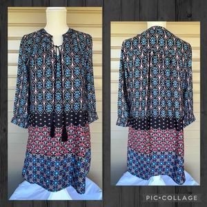 Cute and Comfortable Tie-Front Shift Style Deess